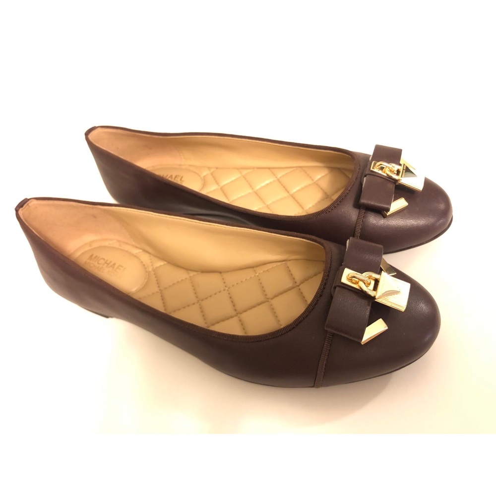 ❌SOLD❌ Michael Kors Leather Ballet Flats🌺 - Picture 3 of 15
